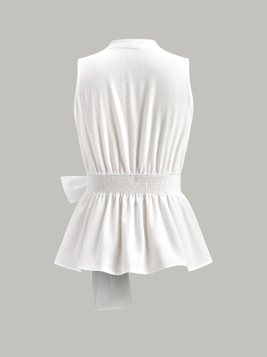 Bağlamalı Peplum Üst