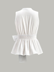 Bağlamalı Peplum Üst