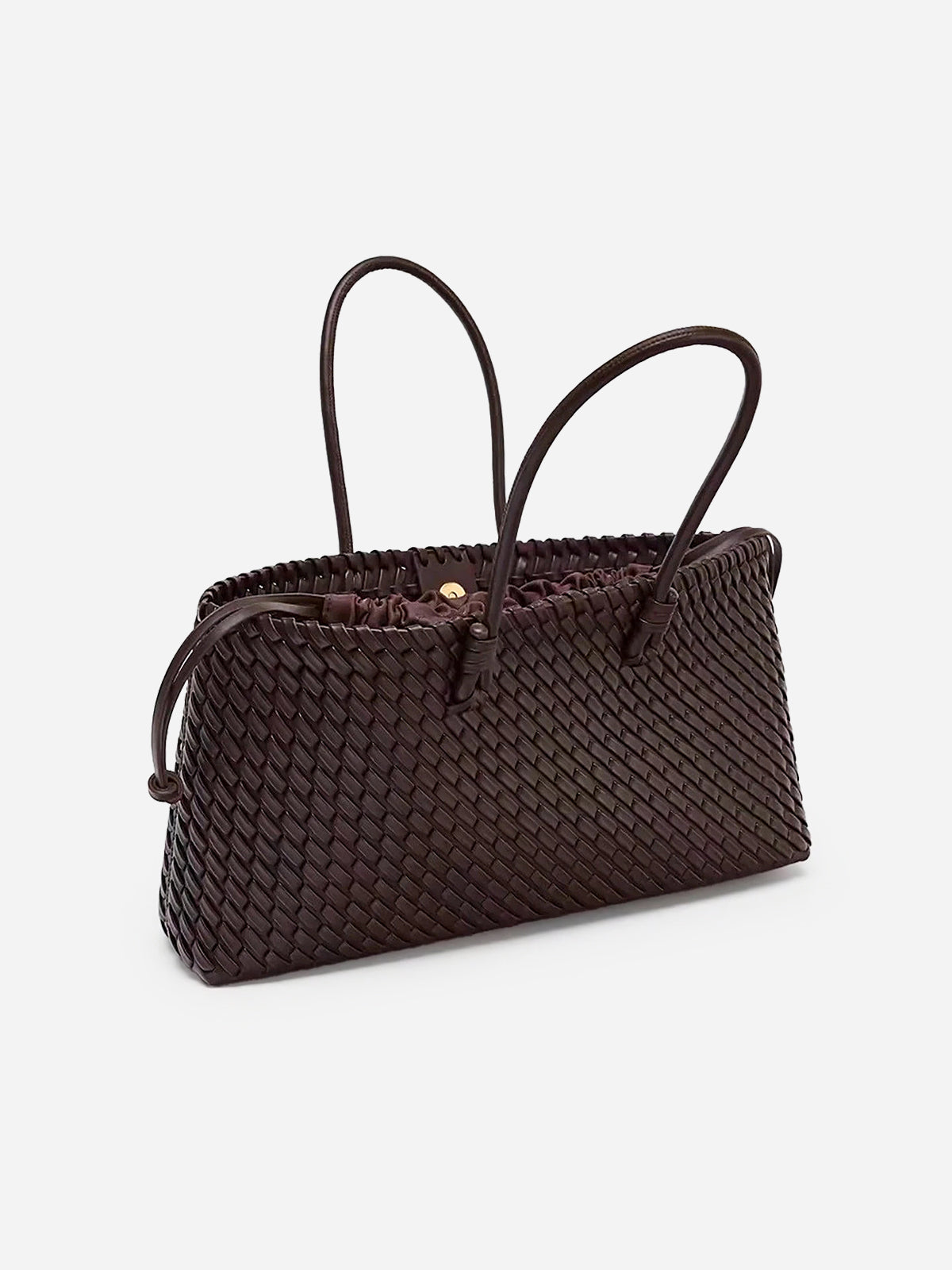 Dokuma PU Tote Çanta