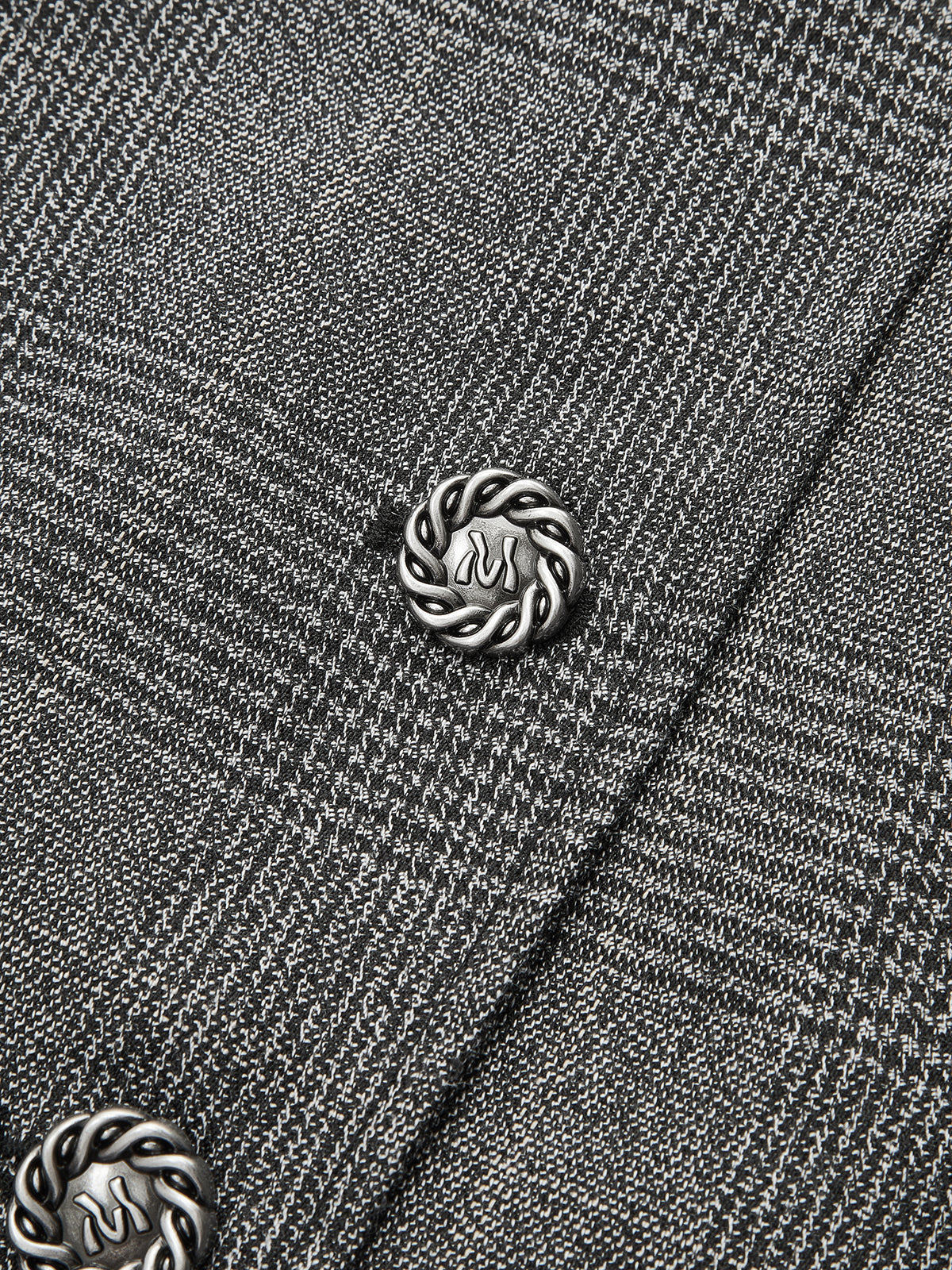 Ekose Desenli Kemerli Kısa Blazer Ceket