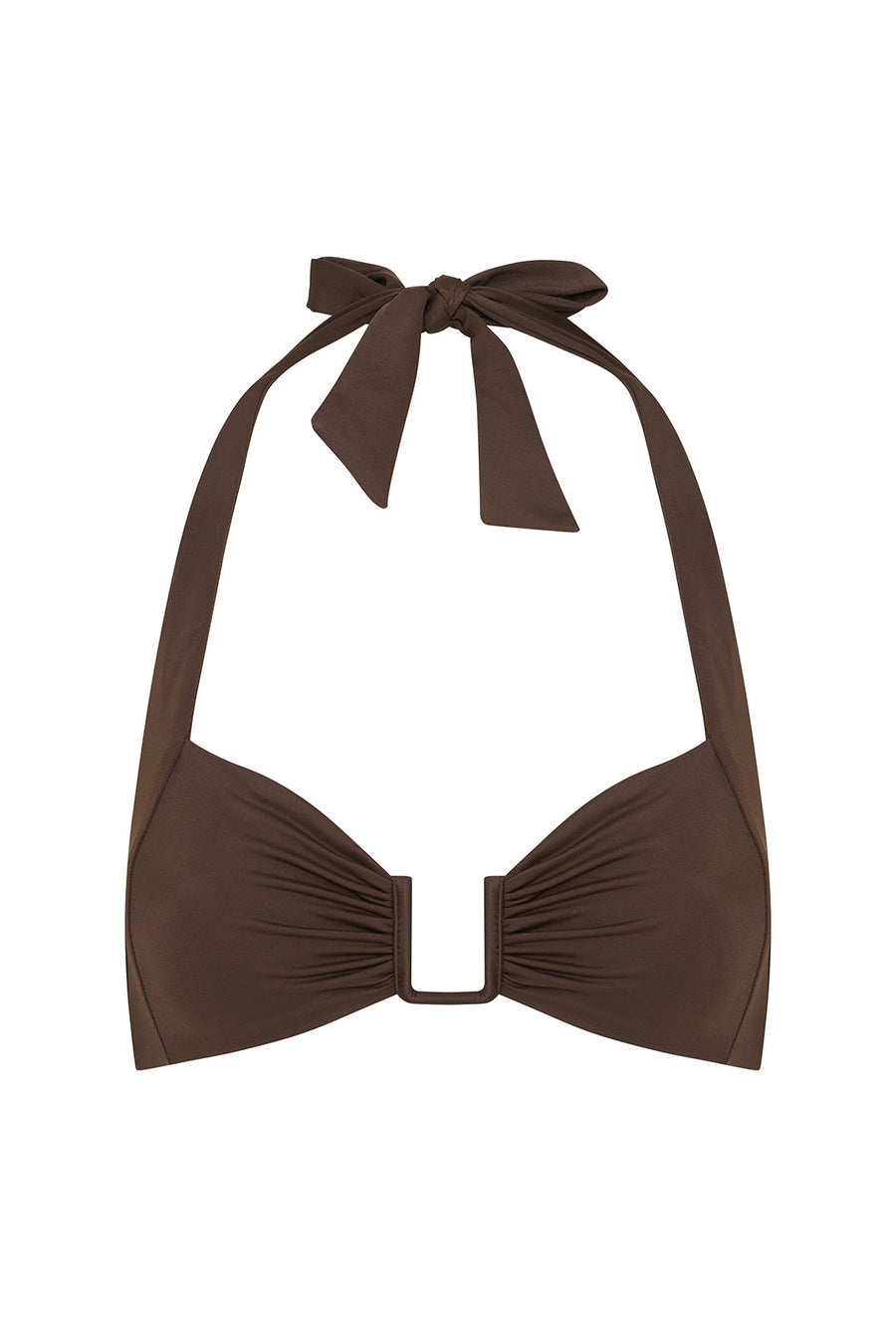 Corfu Bikini Üstü - Espresso