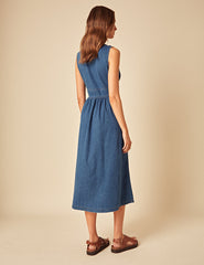 Mavi Denim Astra Midi Boy Elbise