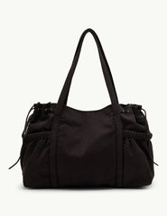 Siyah Pamuklu Holdall Çanta