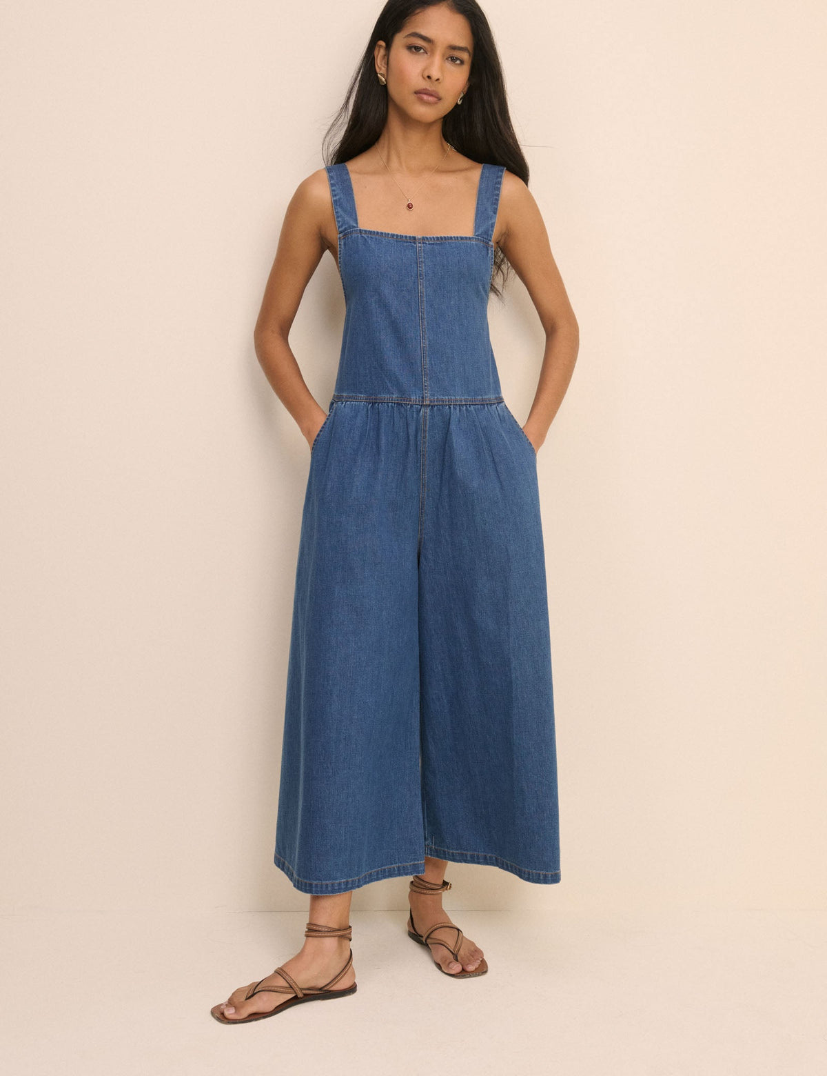 Koyu Ton Yıkamalı Denim Kısa Kesim Ralph Tulum