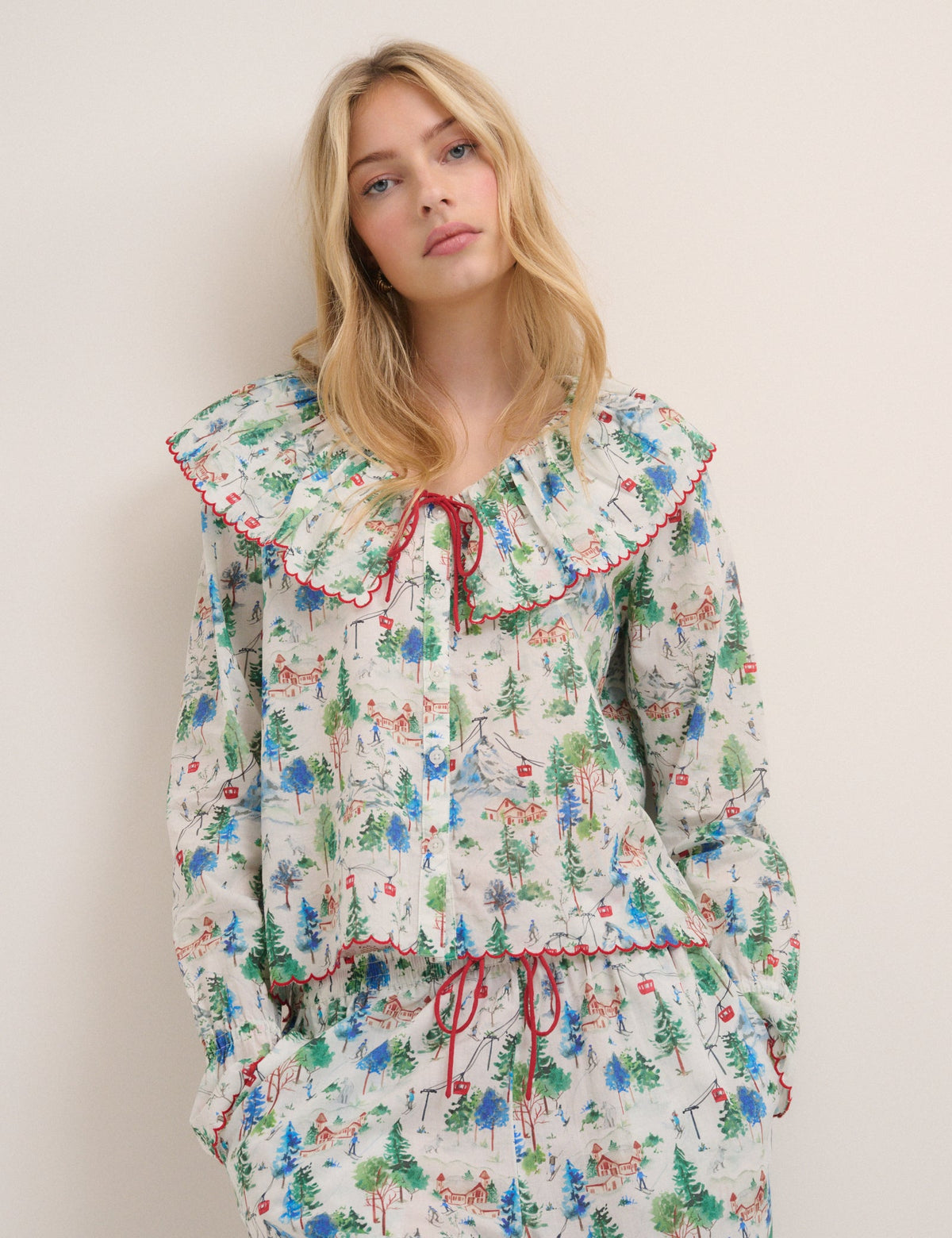 Beyaz Aspen Treasures Pijama Takımı