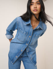 Denim Kalın Gömlek