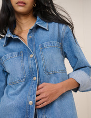 Denim Kalın Gömlek