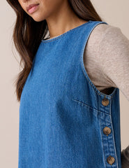 Mavi Denim Izzie Düz Kesim Elbise
