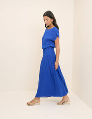 Cobalt Mavi Pamela Maxi Boy Elbise