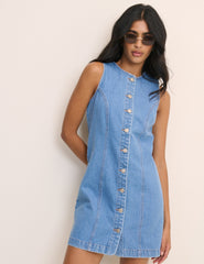 Mavi Denim Ned Mini Boy Elbise