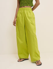 Chartreuse Yeşil Roy Balon Pantolon