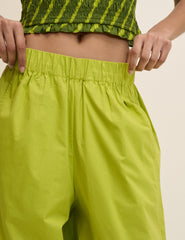 Chartreuse Yeşil Roy Balon Pantolon