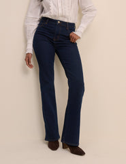 Koyu Mavi Mayfair Bootcut Jean