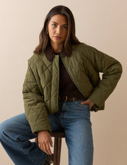 Haki Kapitone Bomber Ceket
