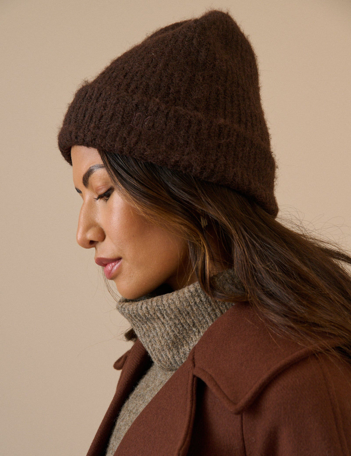 Kahverengi Fitilli Beanie