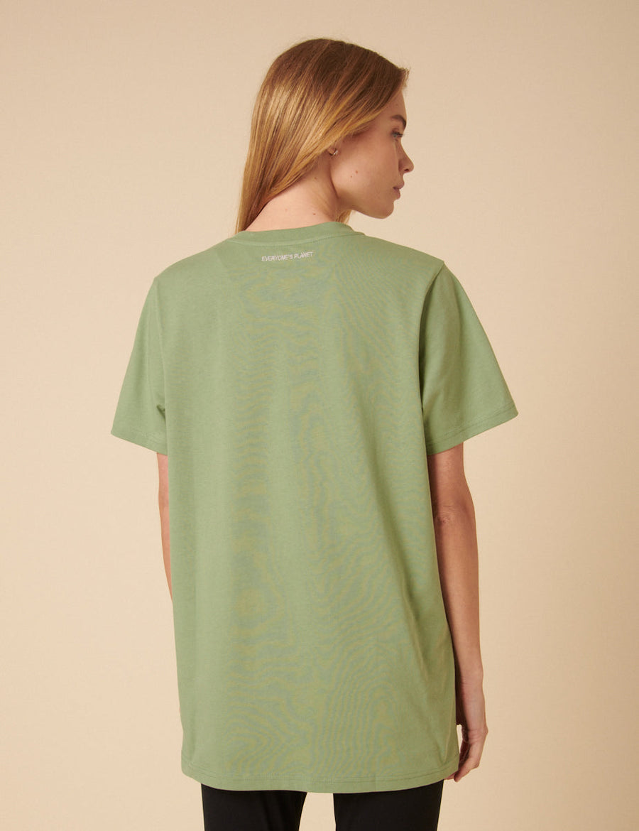 Yeşil Oversize Tişört
