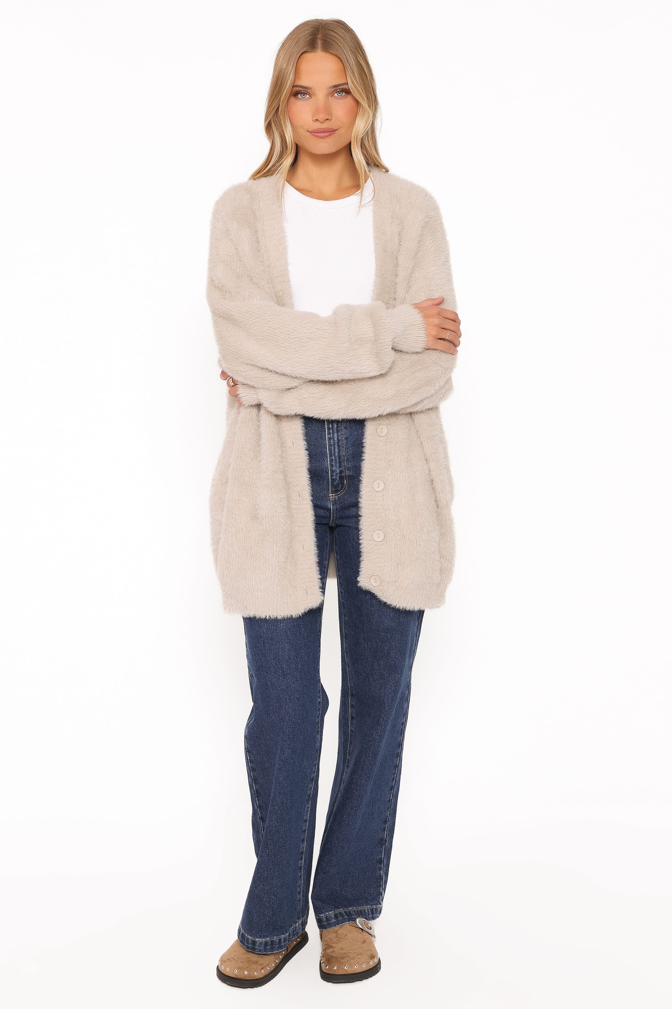 Saoirse Camel Oversize Hırka